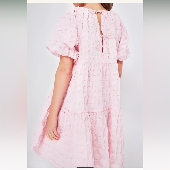 Sold Out NWOT  Hyacinth House Tnuck Pink Diamond Textured Isabella Mini … - Picture 9 of 17